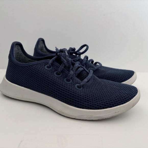 allbirds Shoes - Allbirds Kauri Marine Blue Tree Runners Sneakers Women's Sz 7